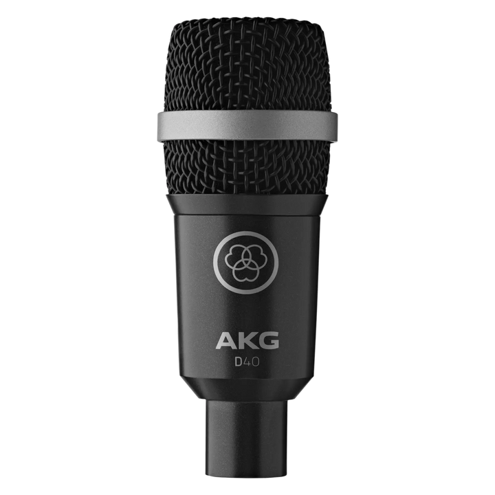 AKG D40 dynamic microphone for drums and guitar amps