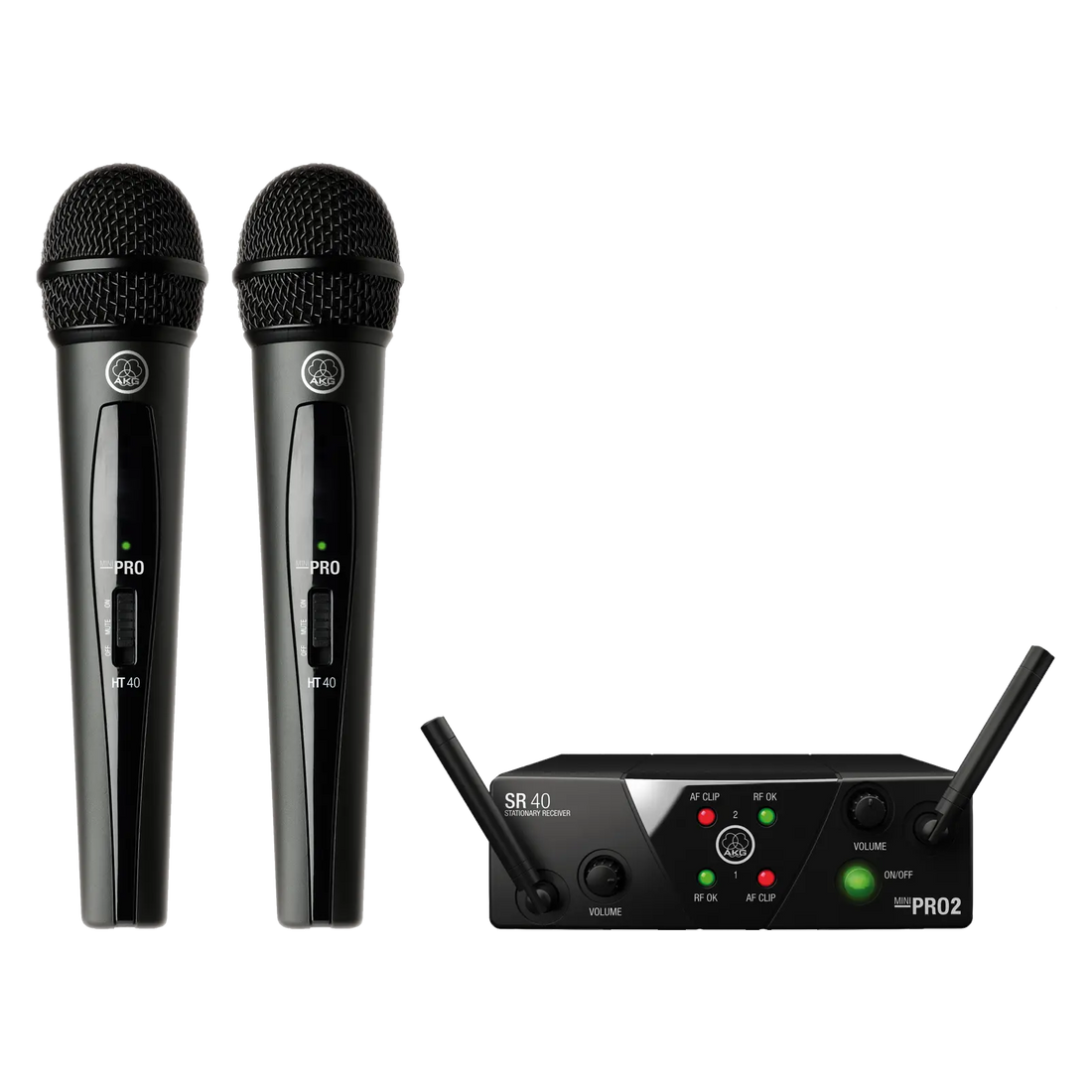 AKG WMS40 Mini Dual Wireless Microphone Wireless Vocal Mic Nepal AKG Wireless System