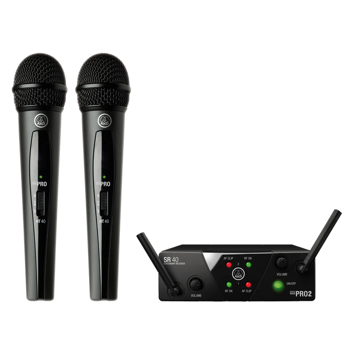 AKG WMS40 Mini Dual Wireless Microphone Wireless Vocal Mic Nepal AKG Wireless System