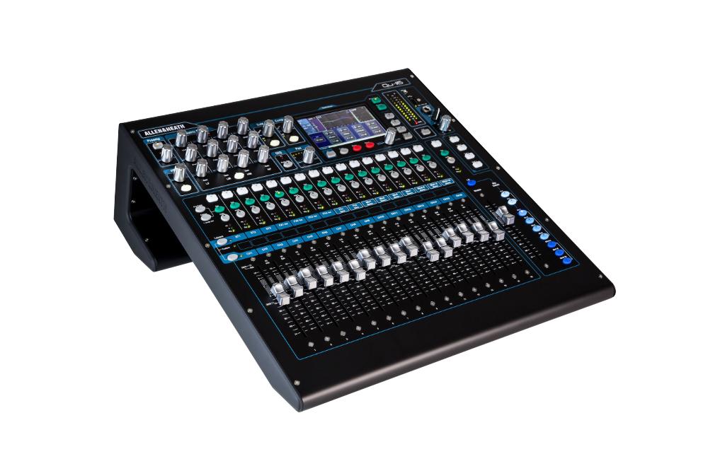 Allen & Heath QU-16C 16-Channel Rackmount Digital Mixer (Chrome Edition) full view