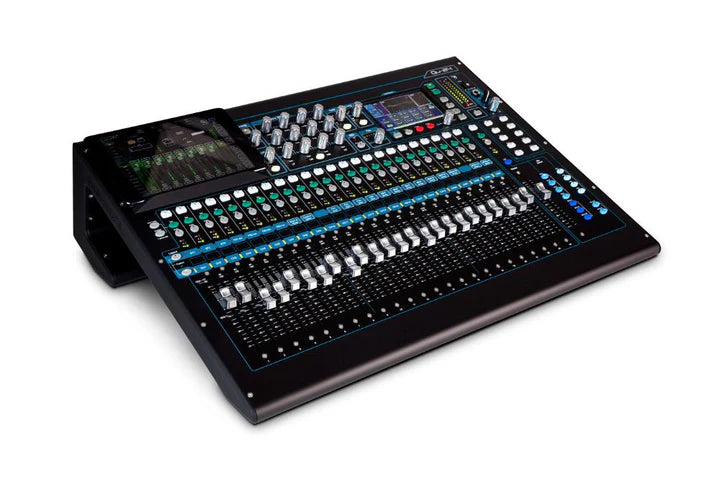 Allen & Heath QU-24C 24-Channel Desktop Digital Mixer (Chrome Edition) full view