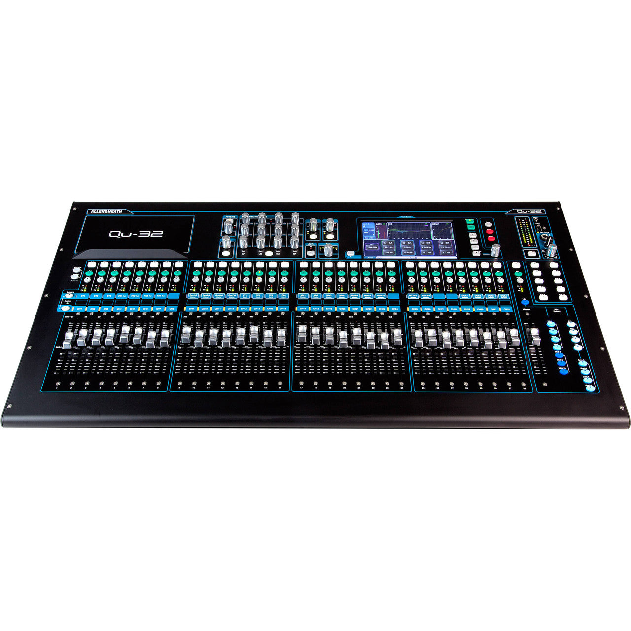 Allen & Heath QU-32C 32-Channel Digital Mixing Console (Chrome Edition) full  down View
