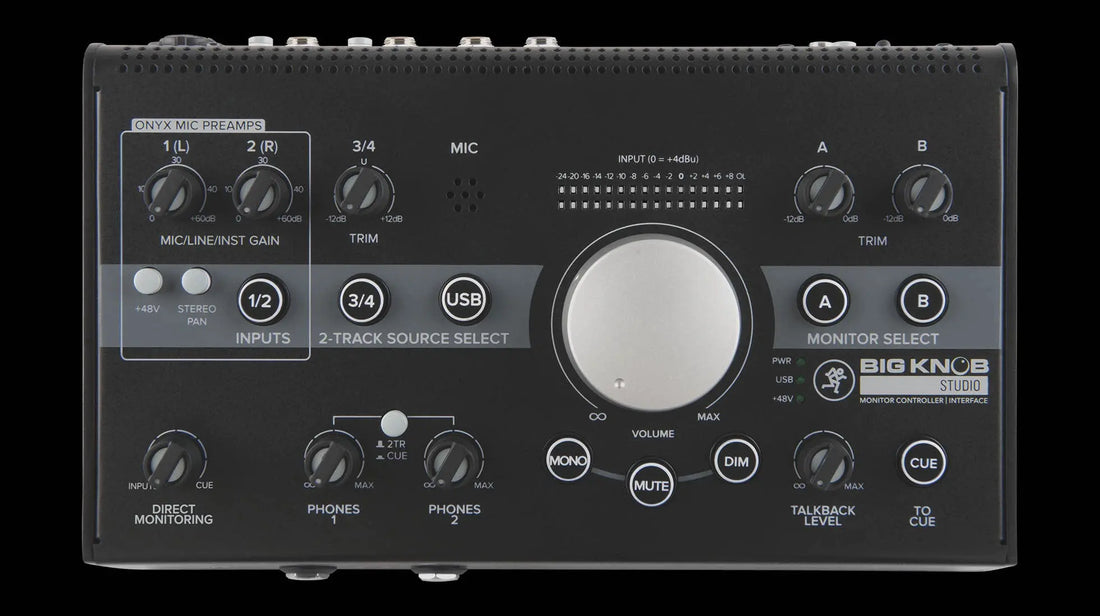 Big Knob Studio 3-x-2-Studio-Monitor-Controller-.-2 Front View