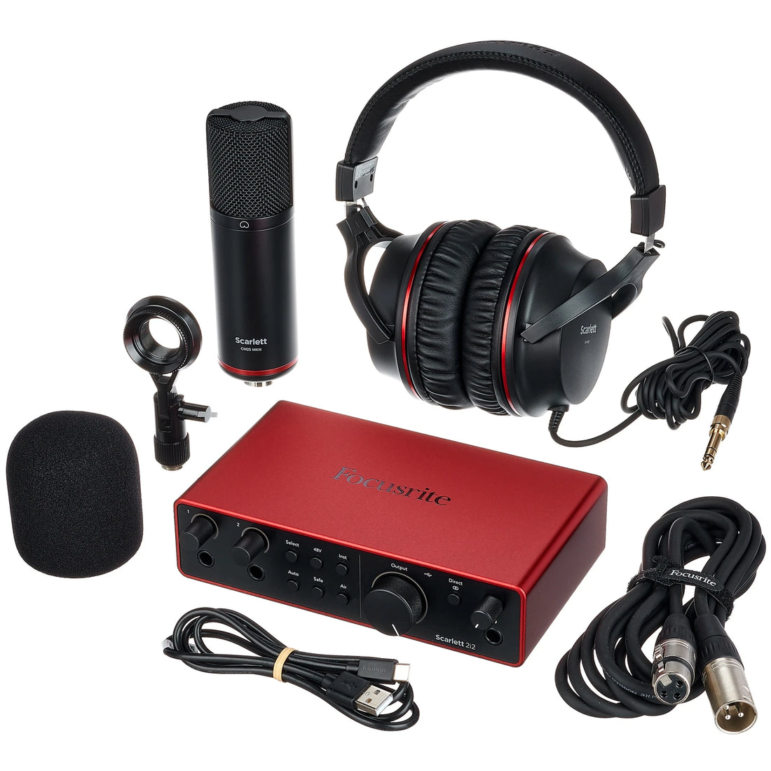 Focusrite Scarlett 2i2 Studio (4th Gen) Audio Interface