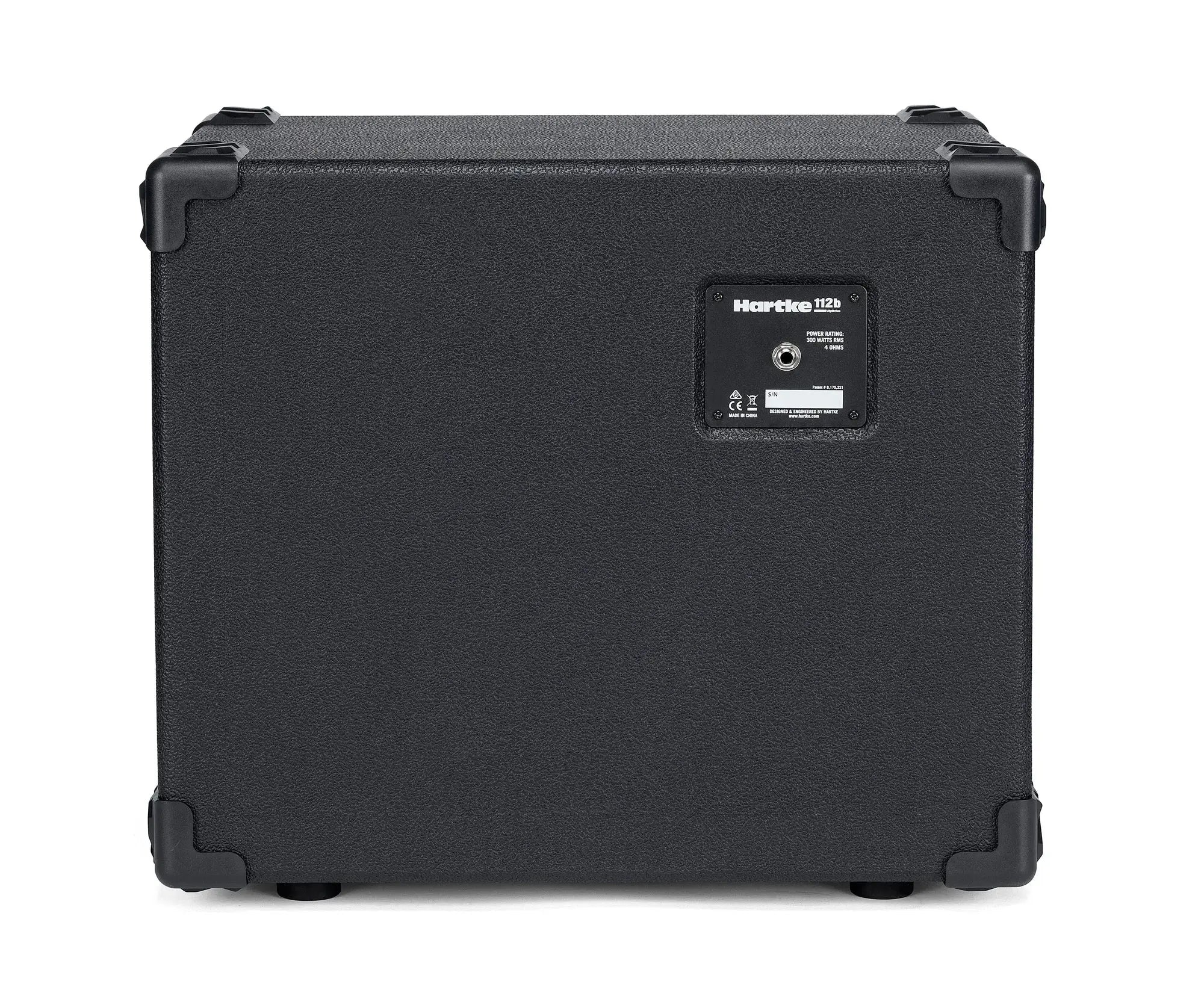 Hartke HyDrive-112b Black guitar amplifier cabinet with Hartke 