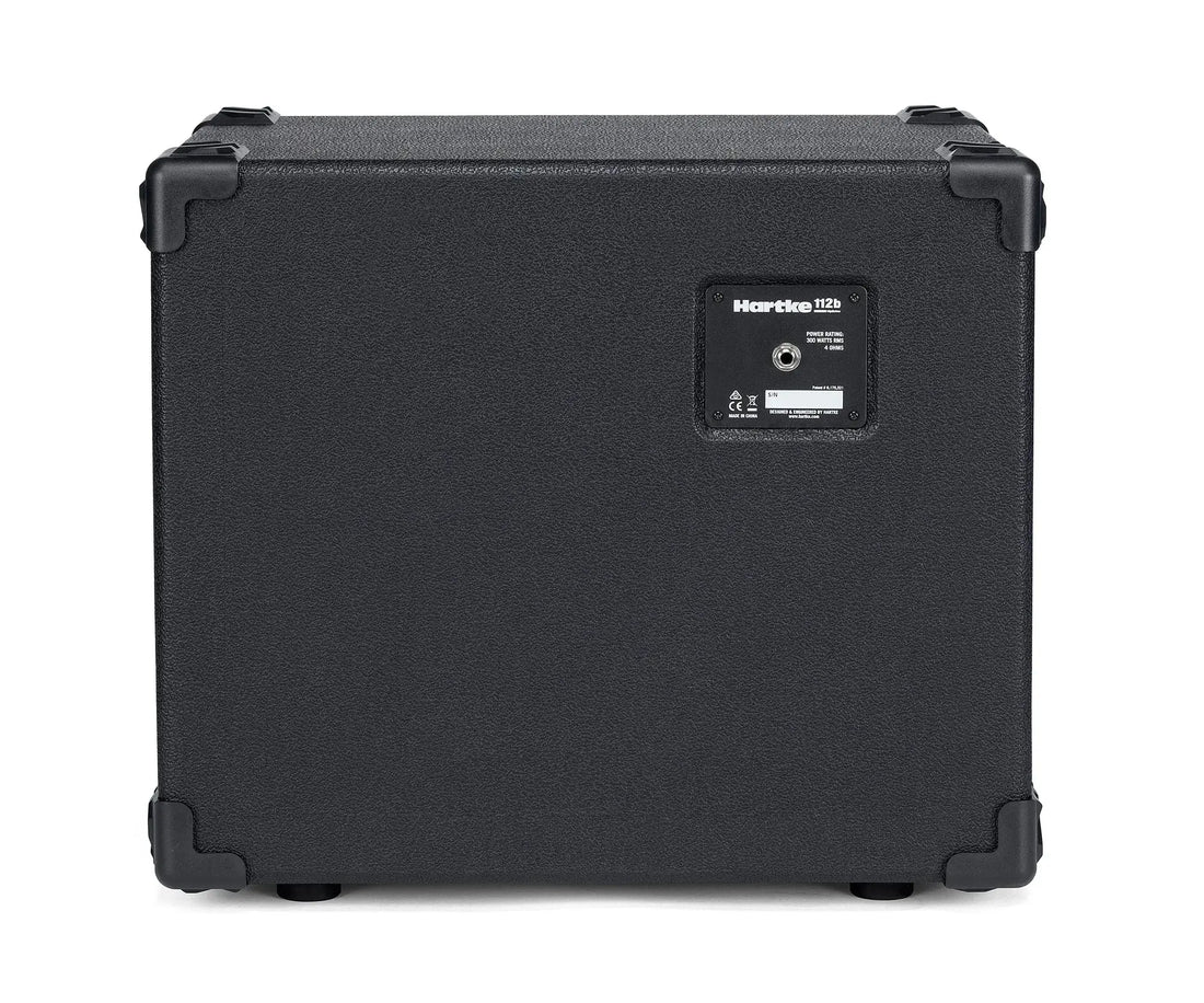 Hartke HyDrive-112b Black guitar amplifier cabinet with Hartke 