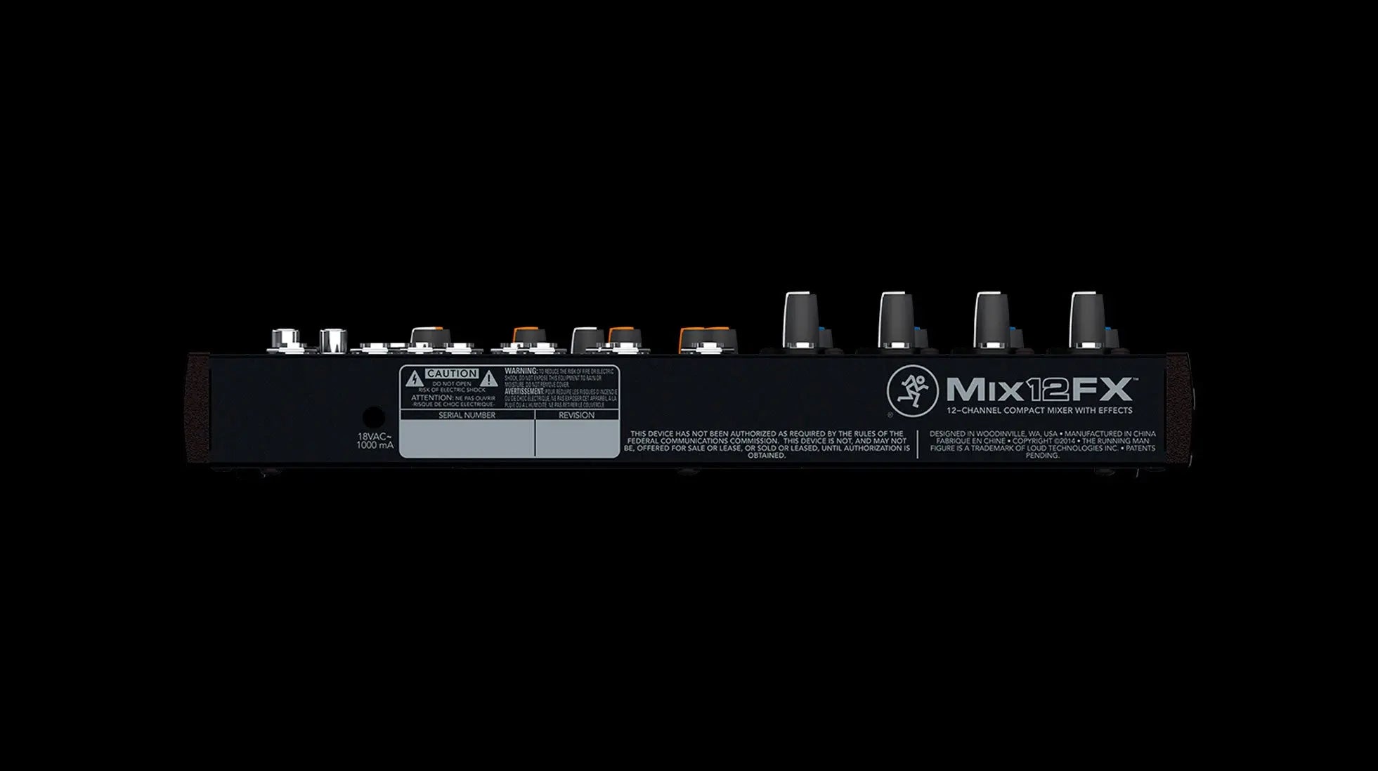 Mackie Mix12FX audio mixer 