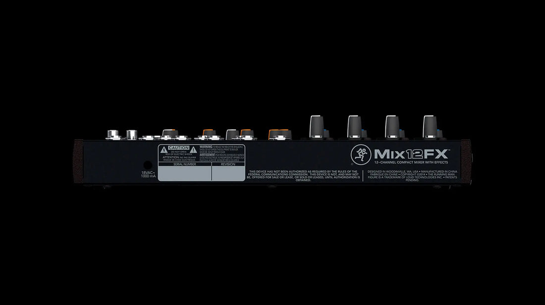 Mackie Mix12FX audio mixer 