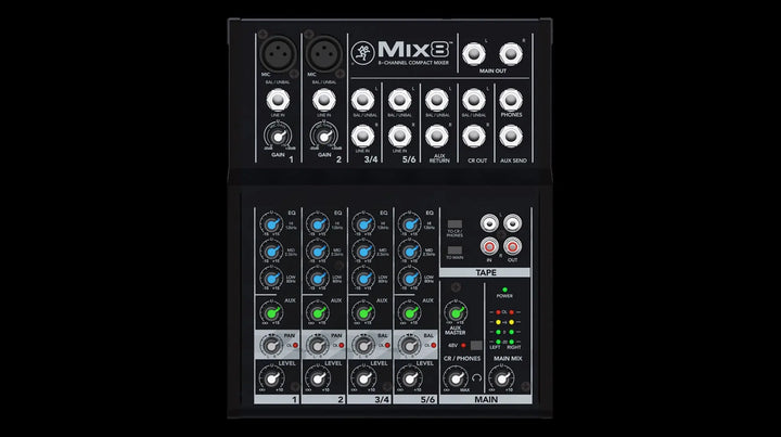 Mackie Mix8 audio mixer