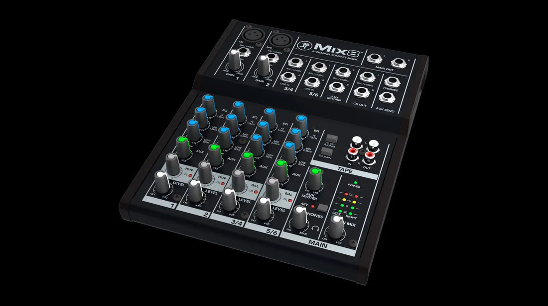 audio mixing console