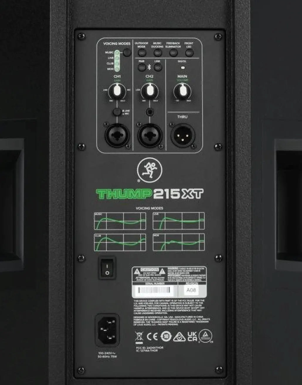 Mackie Thump215XT back View