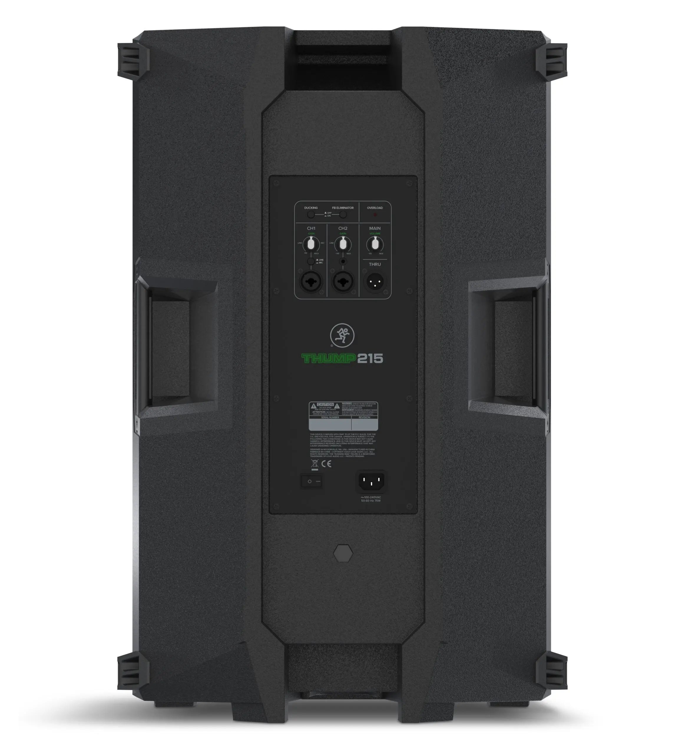 mackie Thump215 PA Speaker back View 