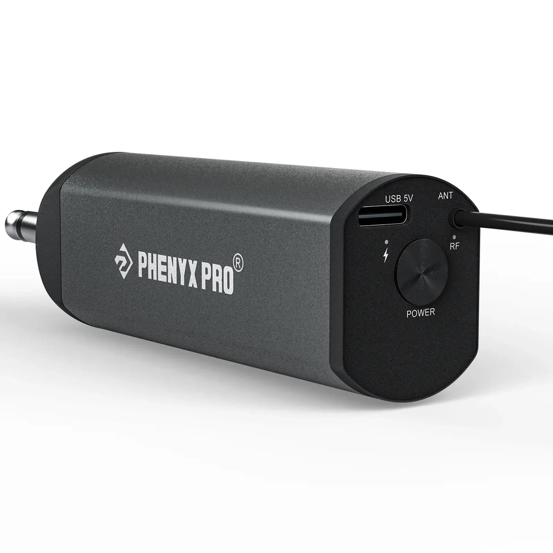Black device with Phenyx Pro branding 