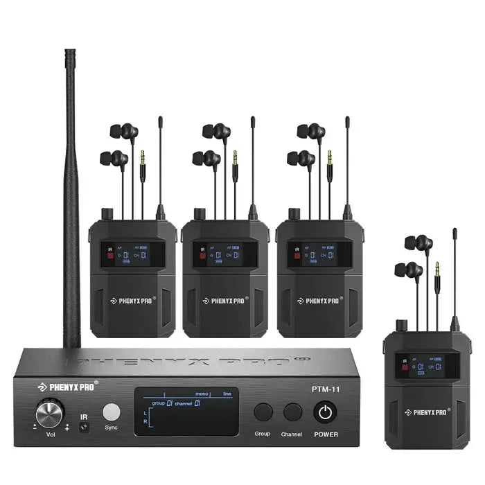 Phenix Pro wireless microphone system with receiver and transmitter