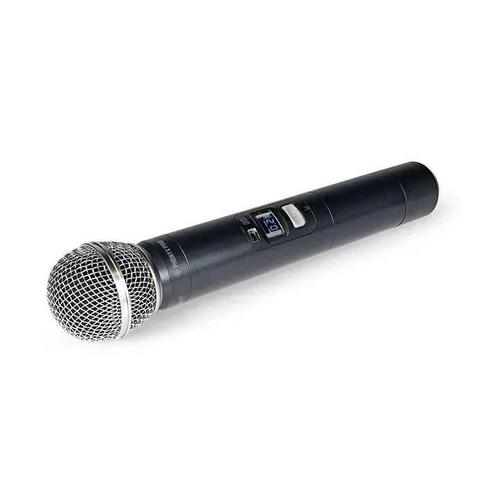 Phenyx Pro PTU-71-2HBlack Wireless Dynamic Handheld Microphone Side-Front