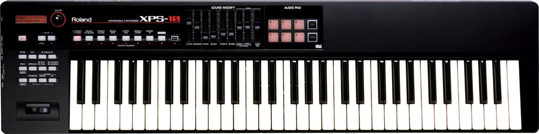 Roland XPS-10 keyboard controller with control panel and buttons