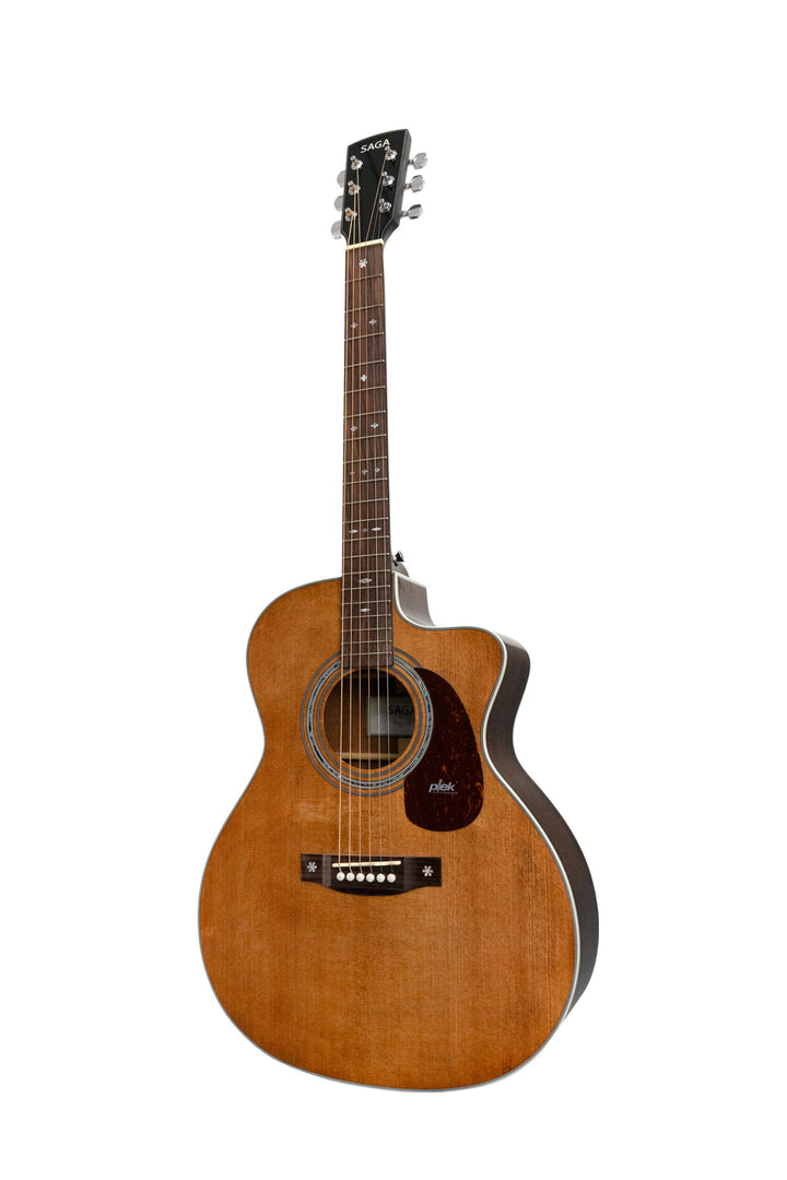 Saga Guitar A1GCRE PRO Semi Acoustic Guitar