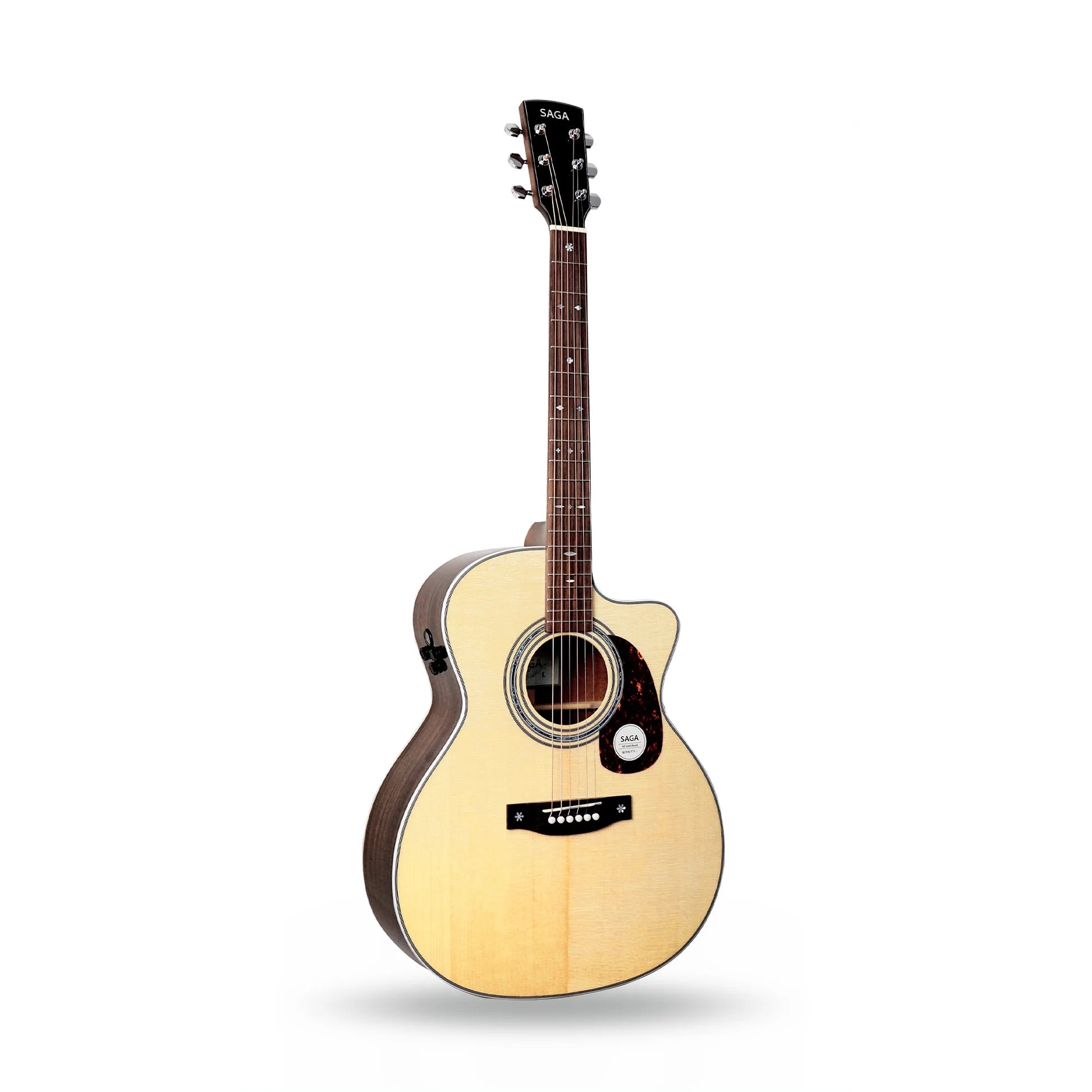 Saga Guitar A1GC PRO Semi Acoustic Guitar