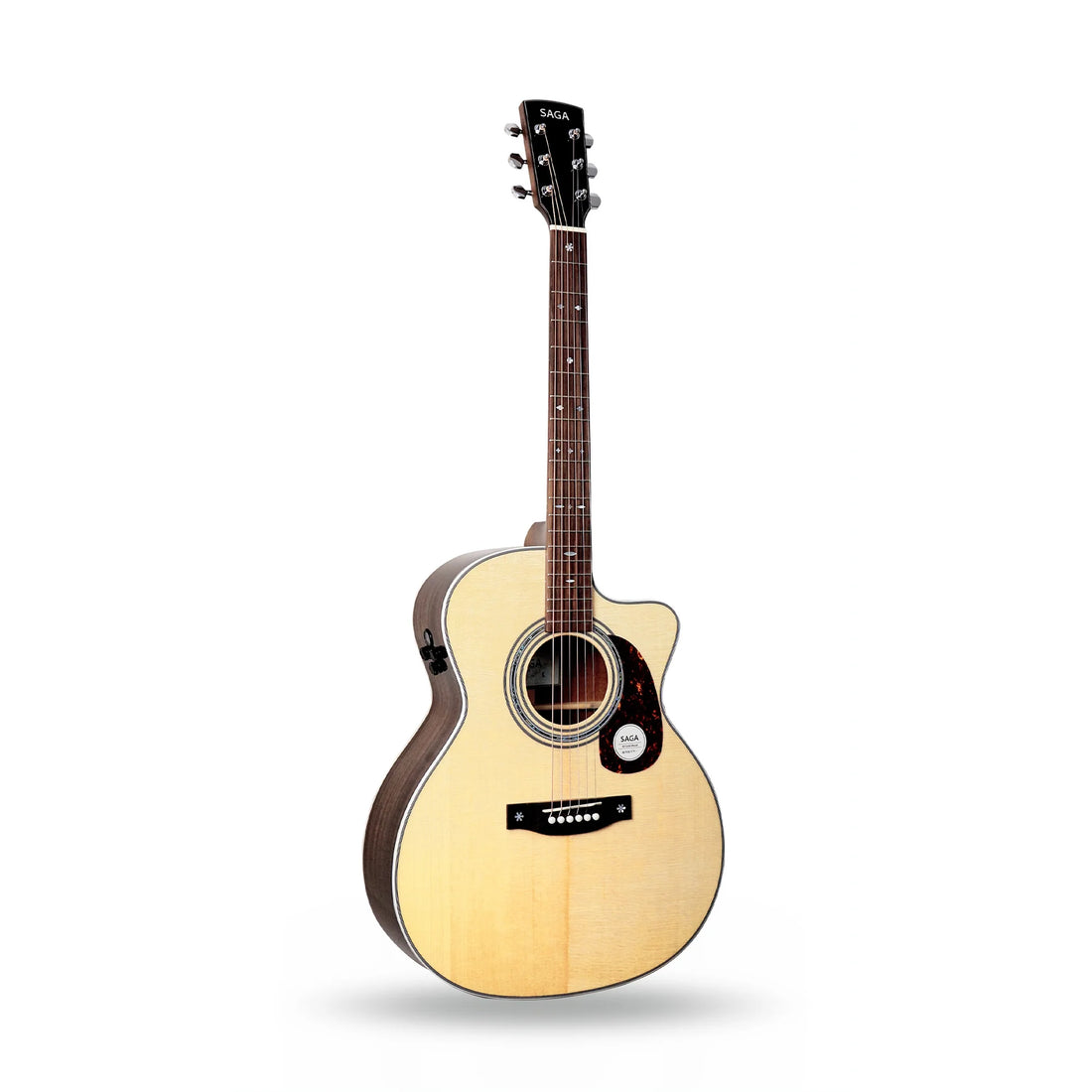 Saga Guitar A1GC PRO Semi Acoustic Guitar