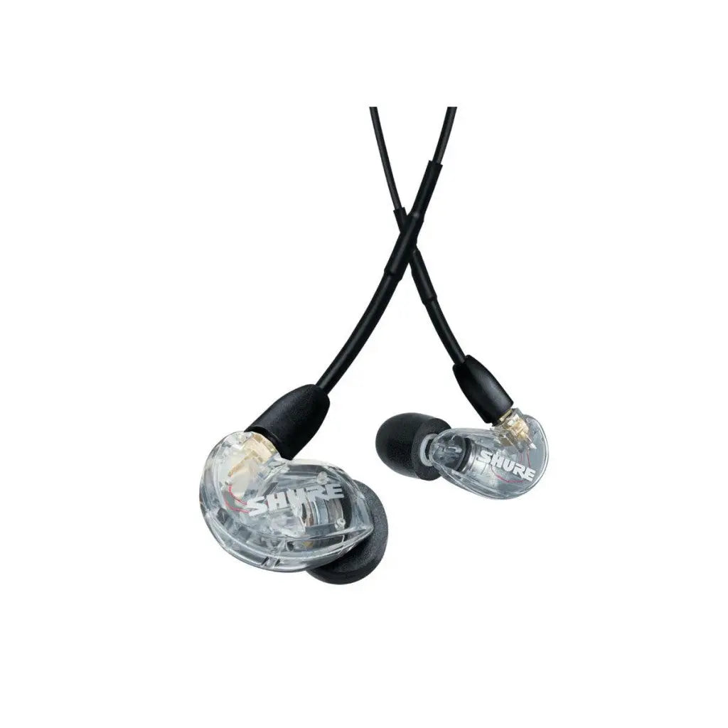 Shure earphones with clear driver units