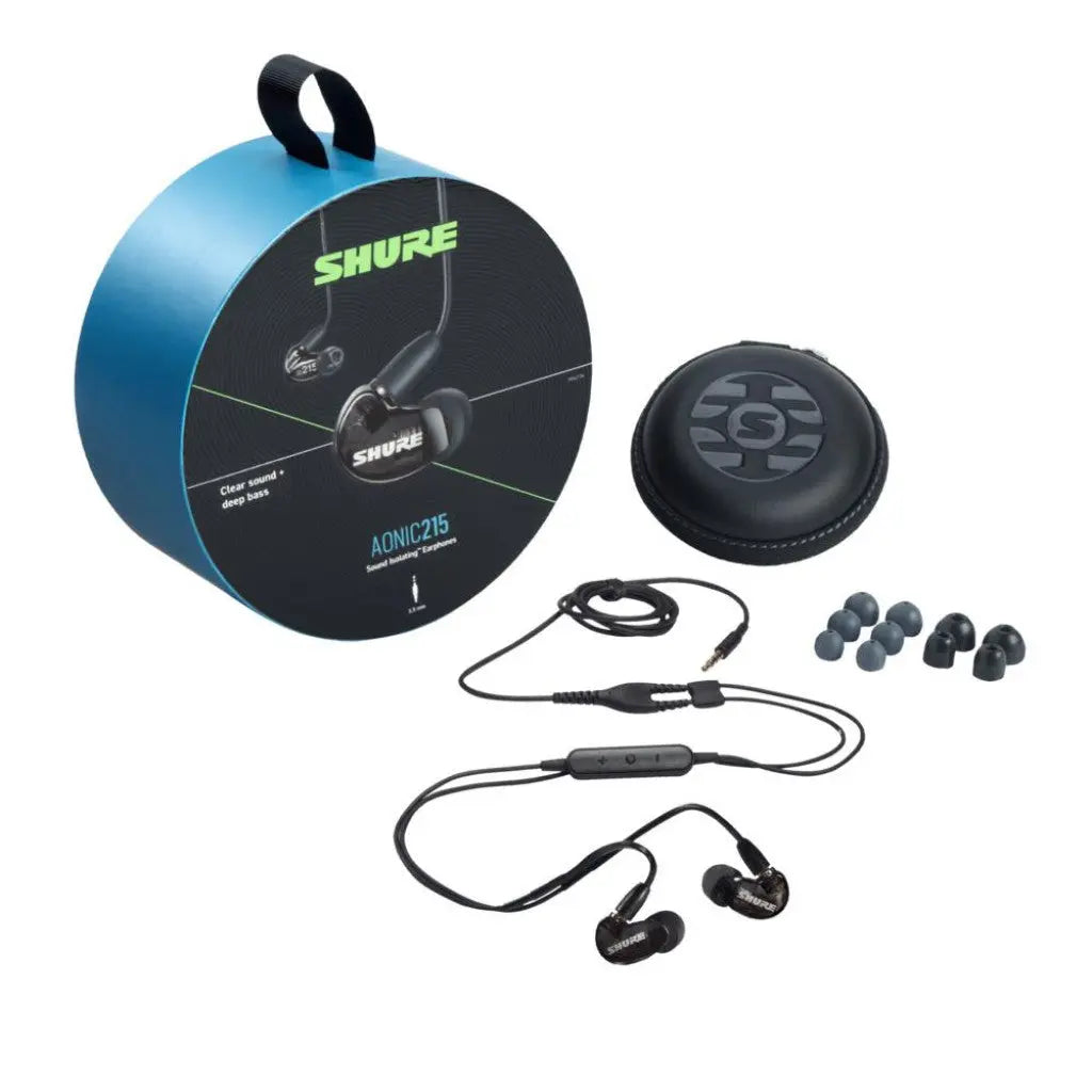 Shure earbud set with packaging 