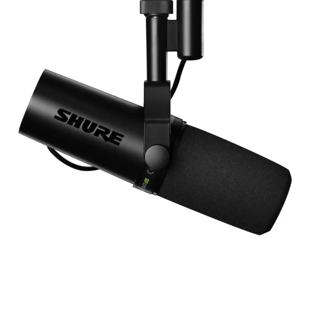Shure SM7DB Dynamic Vocal Microphone With Built-in Preamp left