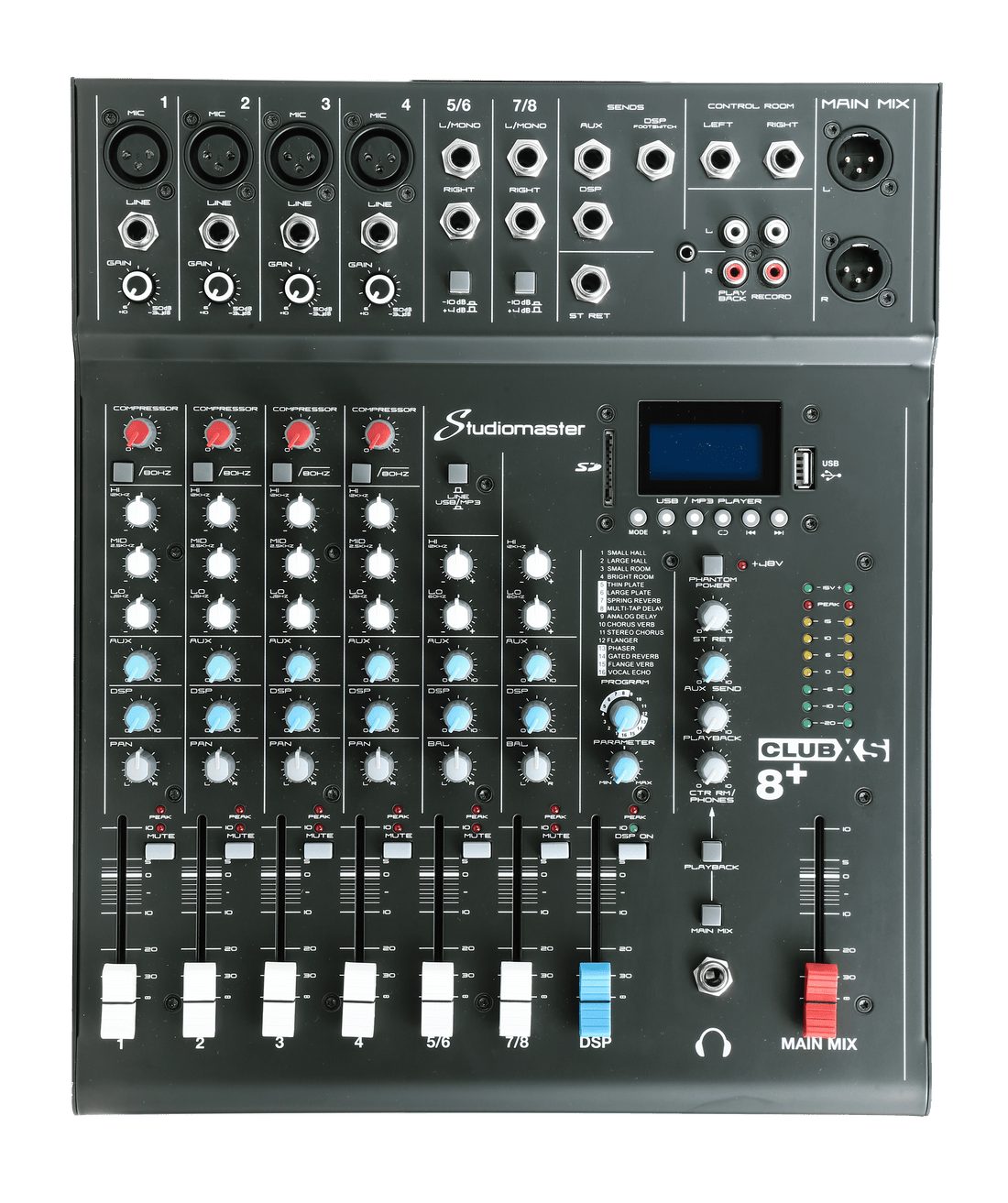 Studiomaster Club XS8+ Hymns Music