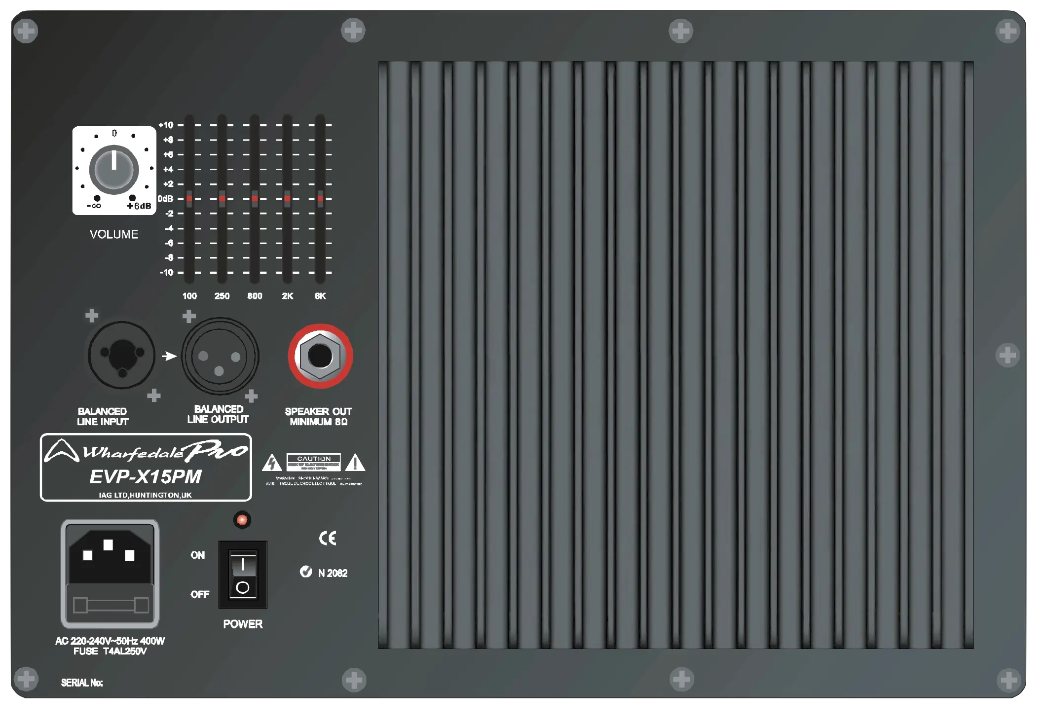Wharfedale EVP-X15PM | 15" 500W Active Stage Monitor Loudspeaker Hymns Music