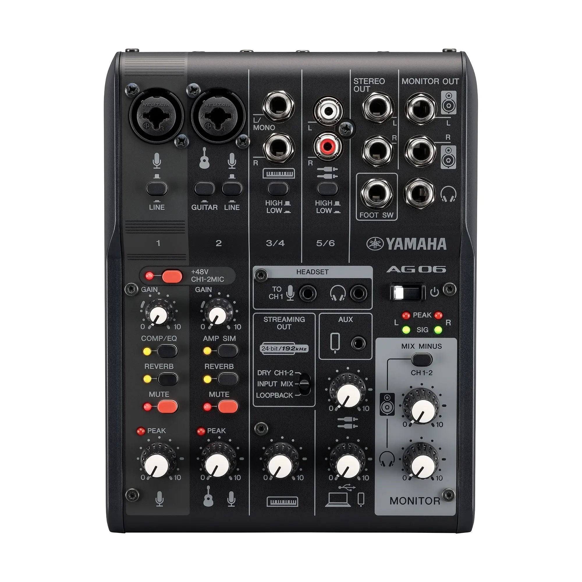 Yamaha AG06 audio mixer
