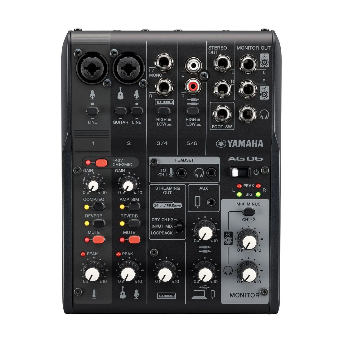 Yamaha AG06 audio mixer