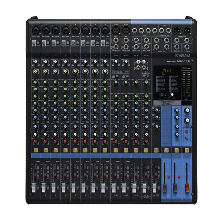 Yamaha MG16XU — 16-Channel Analog Mixer with SPX Digital Effects