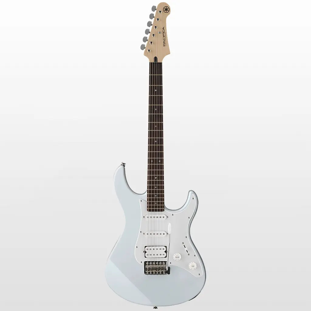 Yamaha Pacifica 012 electric guitar on a light gray