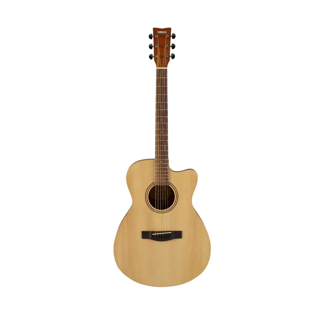 Yamaha FS400C concert cutaway acoustic guitar full view