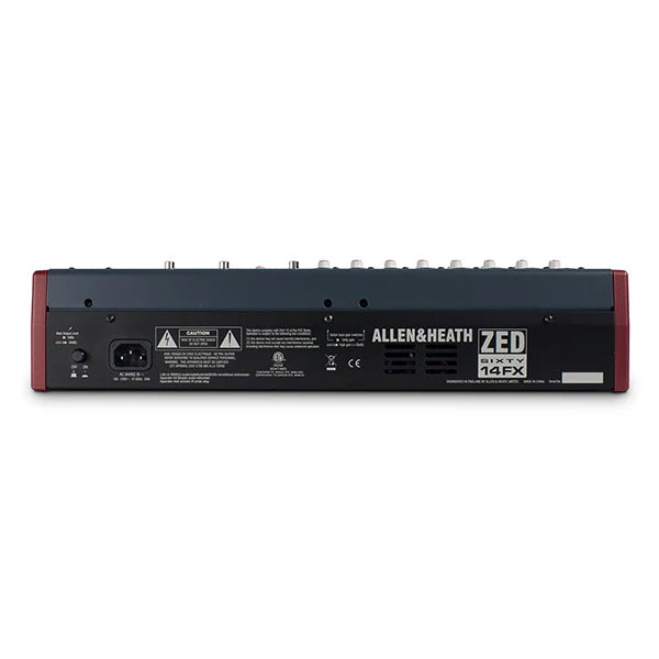 allen& heath ZED60-14FX USB Audio Interface Connectivity