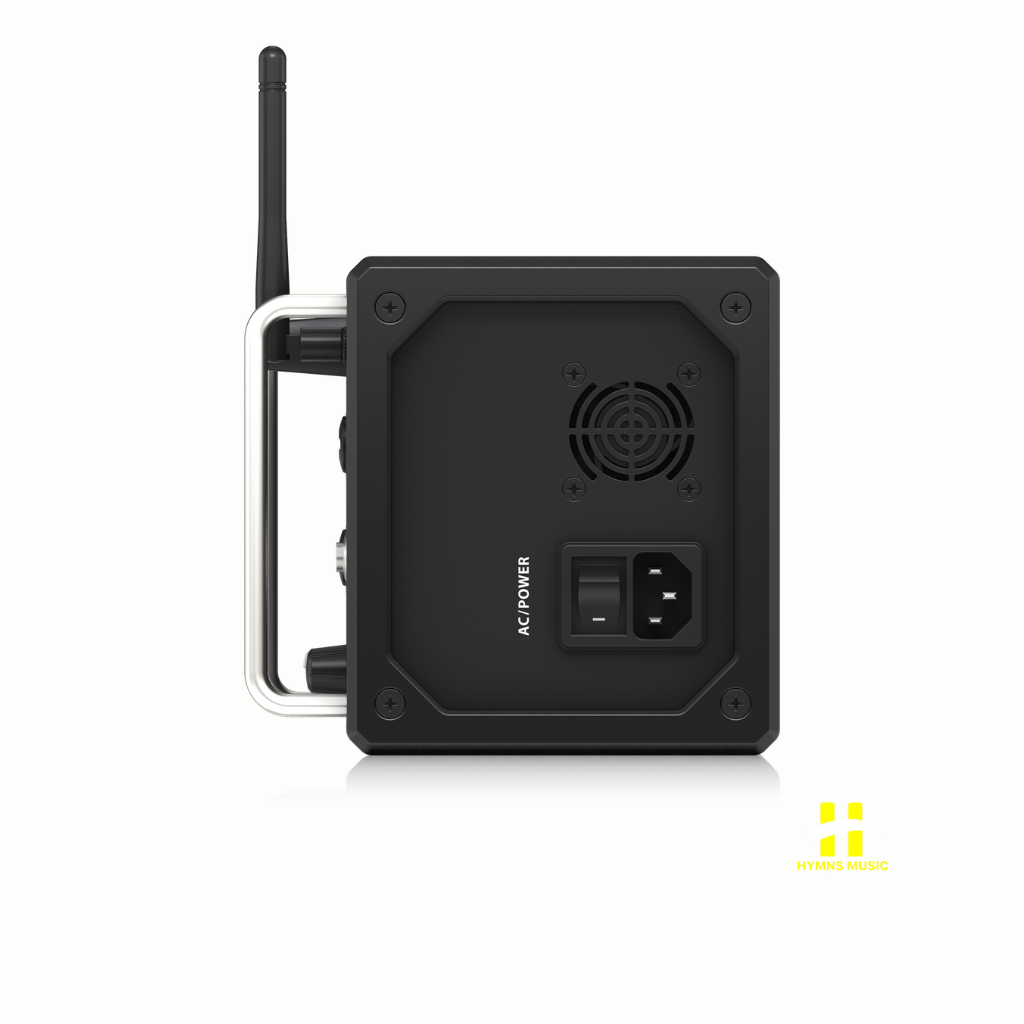 Behringer XR 18 electronic device with power ports 