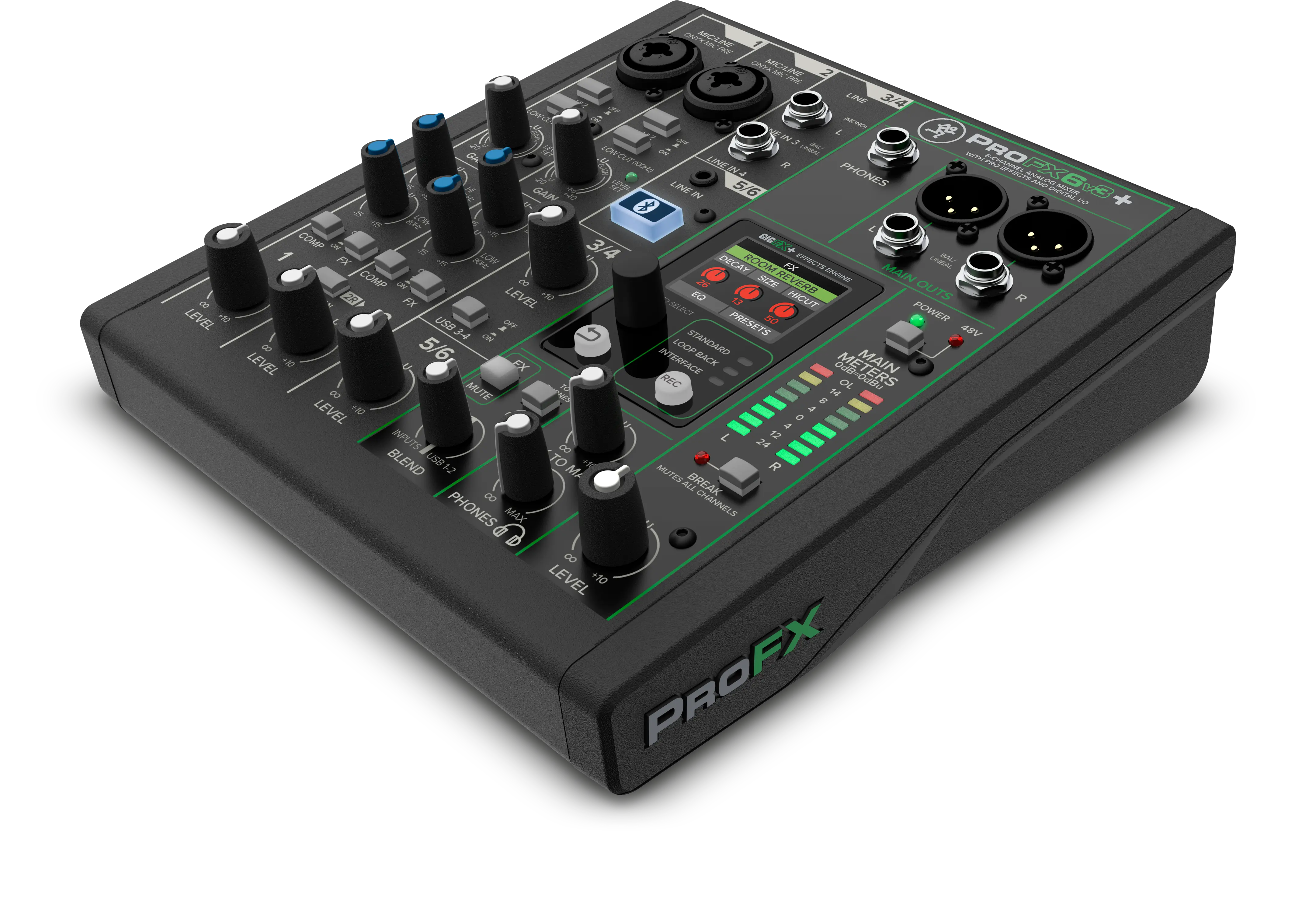 mackie-profx6v3-plus-top-panel-controls