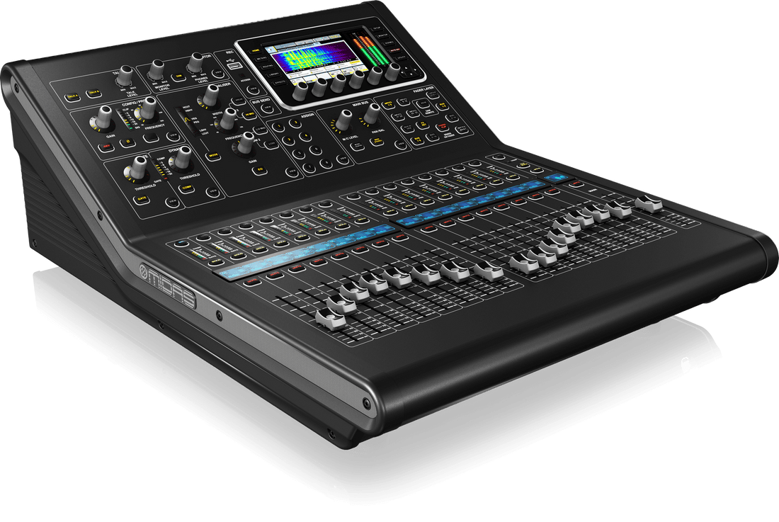 Side Profile of Midas M32R Mixer