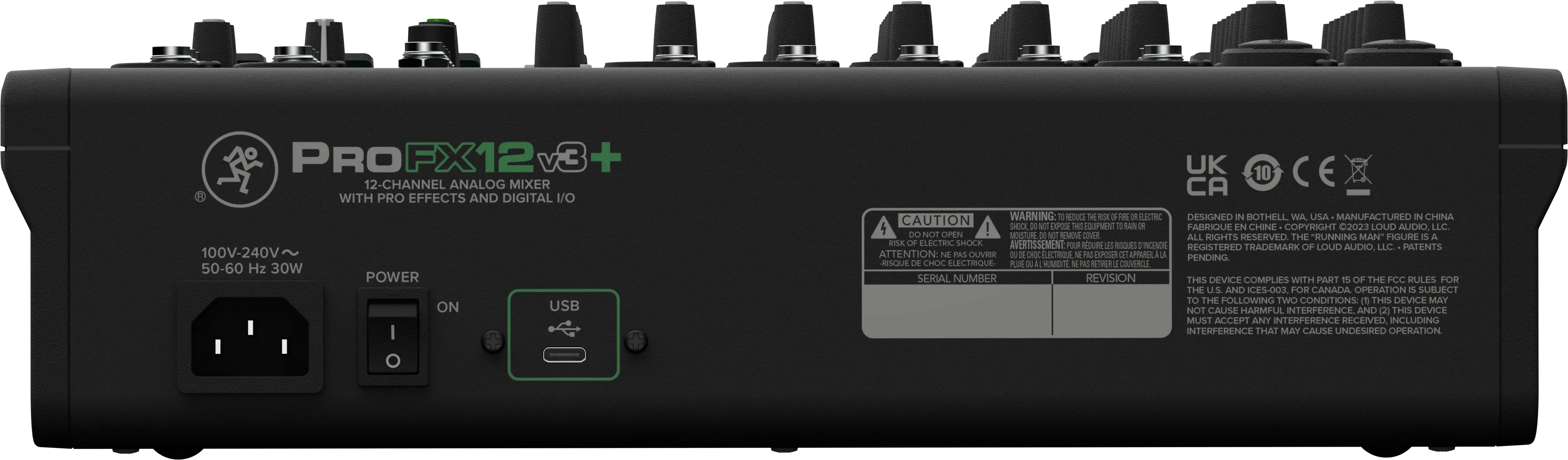 Mackie ProFX12v3+ — 12-Channel Analog Mixer With Enhanced FX, USB Recording Modes, and Bluetooth® Hymns Music