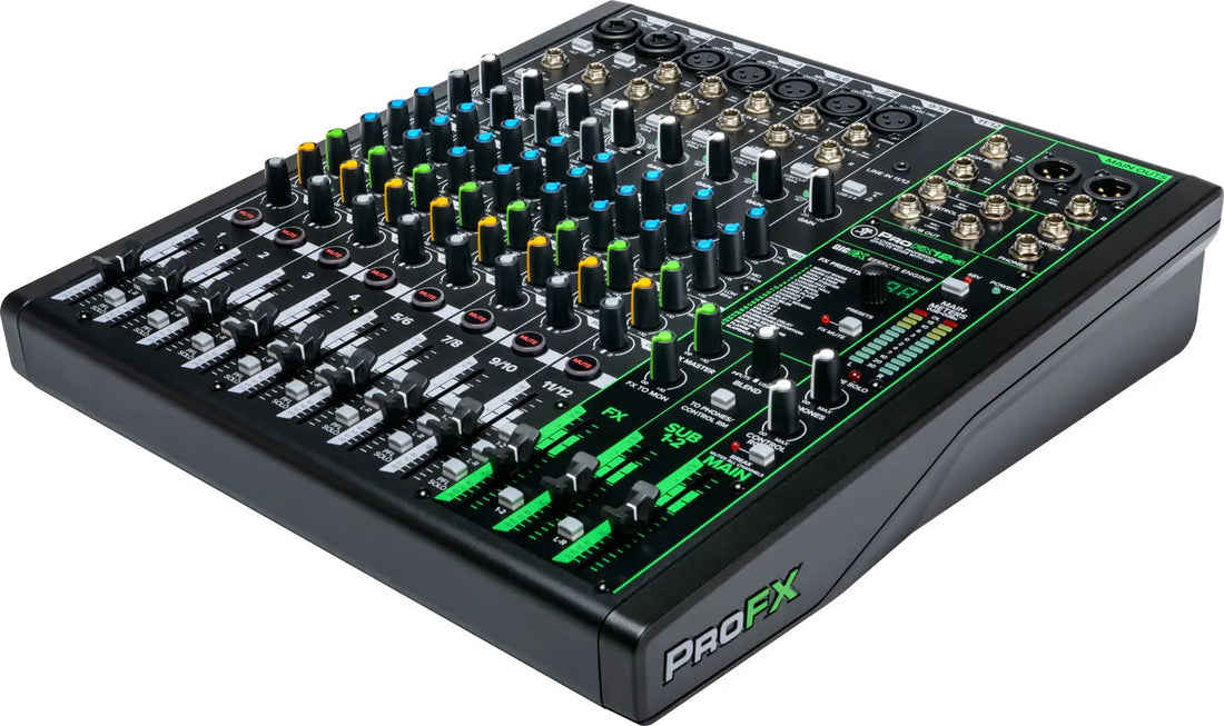 Mackie ProFX12v3 12-Channel Professional Analog Mixer with USB Hymns Music