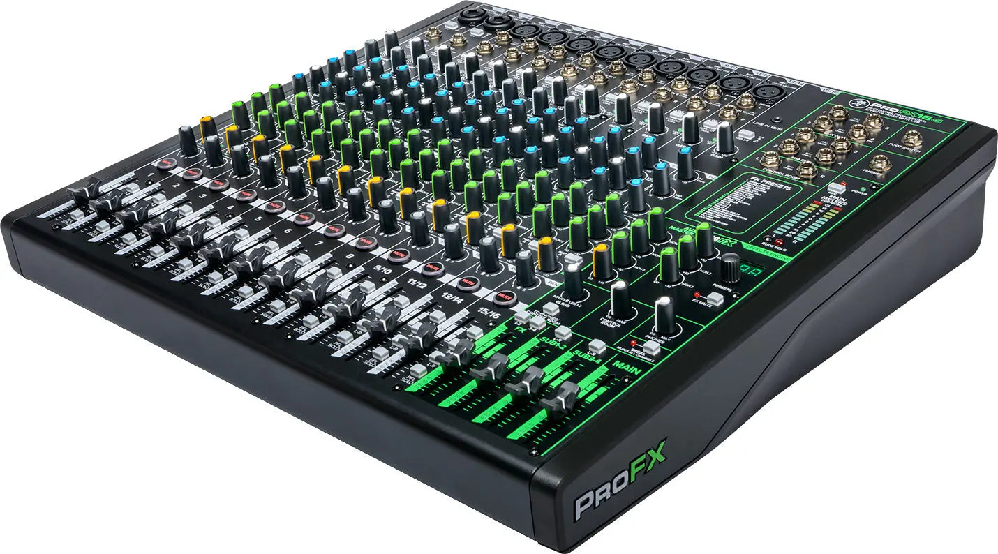 Mackie ProFX16v3 16-Channel Professional Analog Mixer with USB Hymns Music
