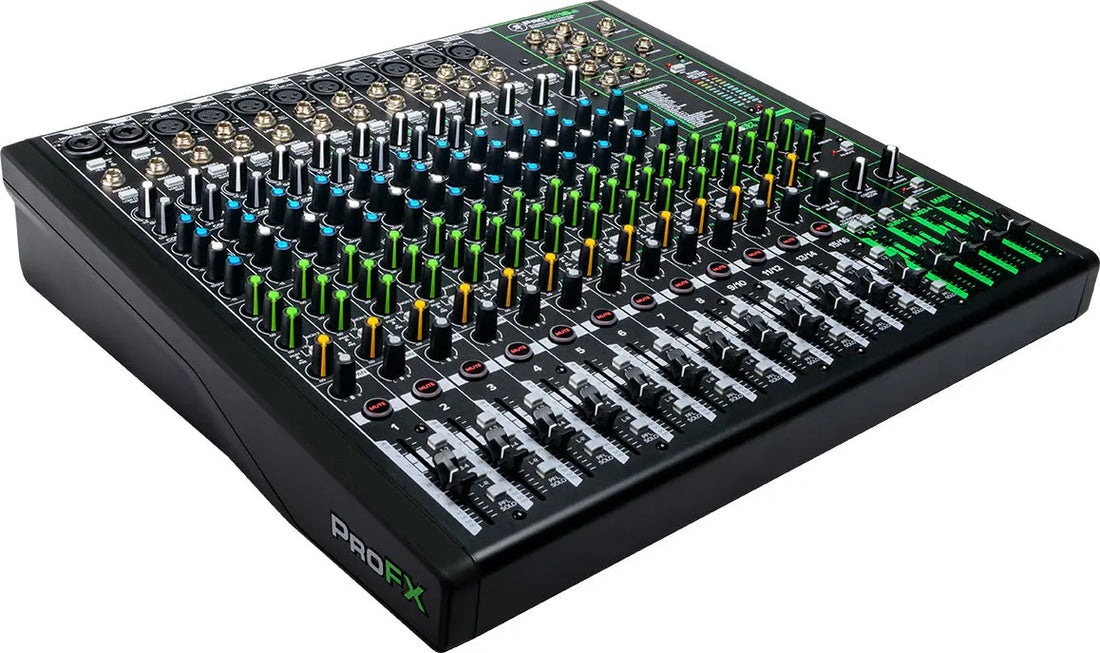Mackie ProFX16v3 16-Channel Professional Analog Mixer with USB Hymns Music