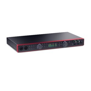 Focusrite Scarlett 18i20 4th gen Audio Interface Rackmount USB 8 mic Preamps, MIDI, SPDIF